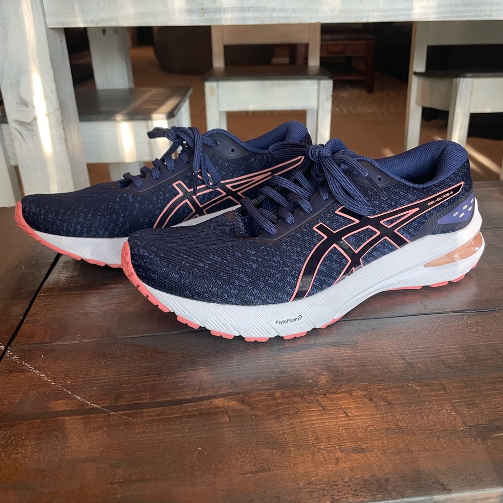 Asics Gel-glyde 4 Women’s 8 1/2 Midnight/guava running shoes